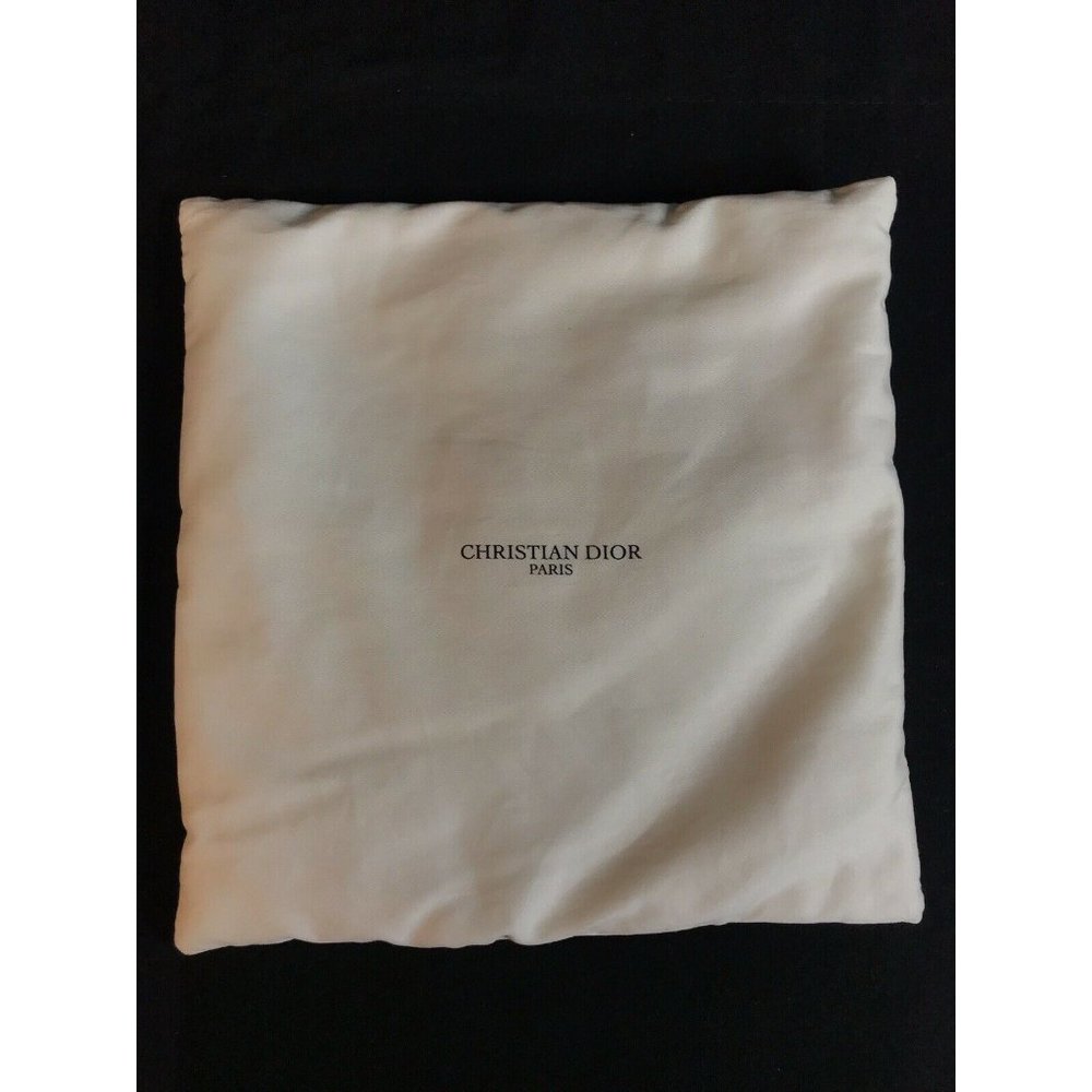Christian Dior Pillow White 9" x 9"